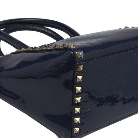 Valentino Rockstud Dark Blue tote bag - Picture 10 of 10